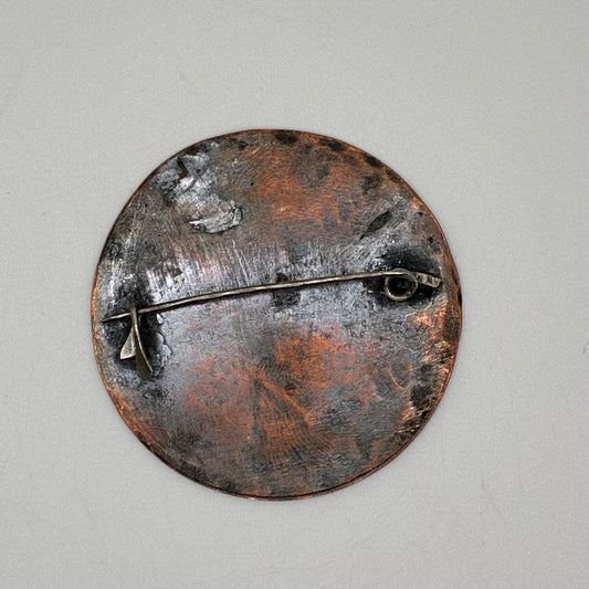 Copper Face Pin #4
