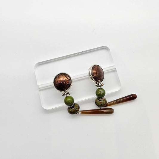 Indian Head Penny Earrings