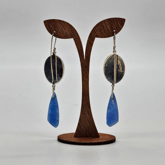 Blue Bird Earrings