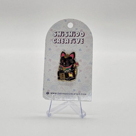 Lucky Cat • Maneki Neko Enamel Pin