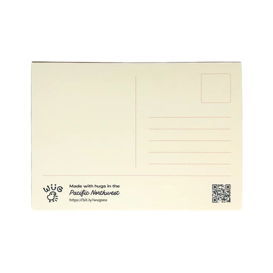 Botanical Sketching Greenhouse Postcard