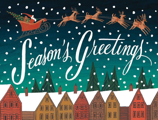 Reindeer "Season's Greetings" Card