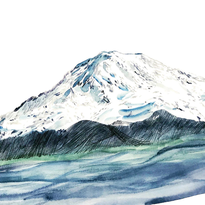 Mount Rainier Tahoma Print 11x14