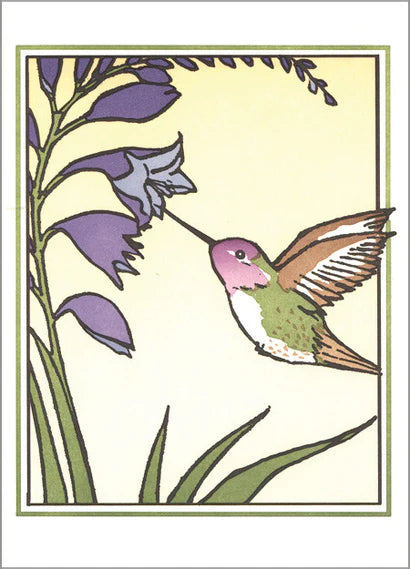 Anna's Hummingbird - Card