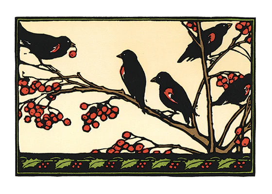 Five Little Blackbirds - Card