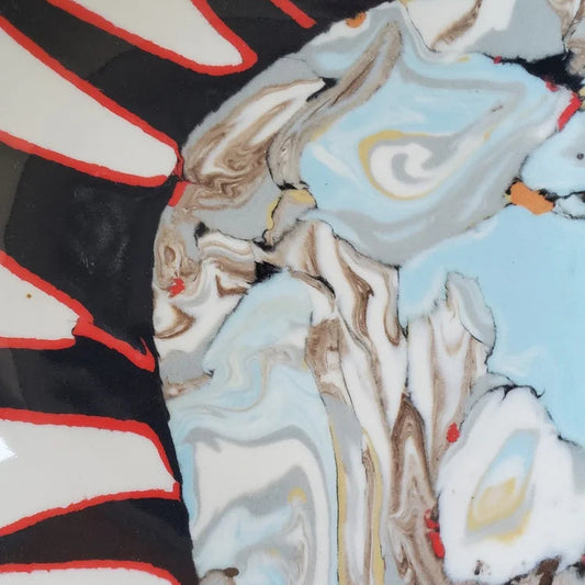 Nerikomi Large Bowl No. 30