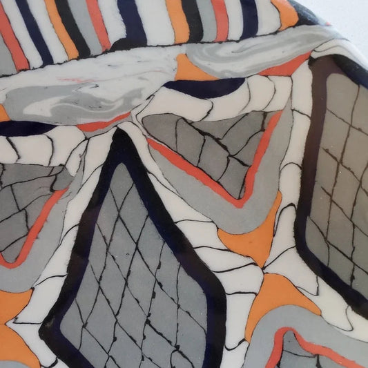 Nerikomi Large Bowl No. 31