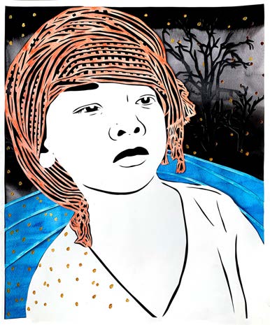 “Celestial Child” 2020 Framed