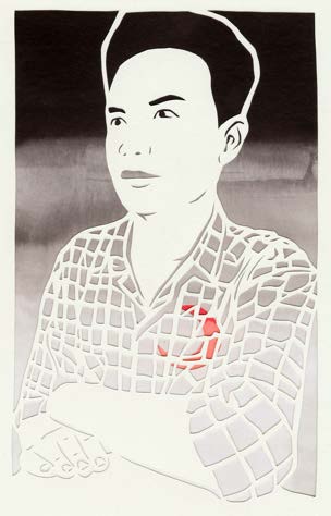 “Channeling the Moon” 2018 Framed