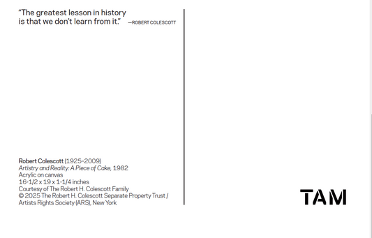 Artistry and Reality: A Piece of Cake - Postcard