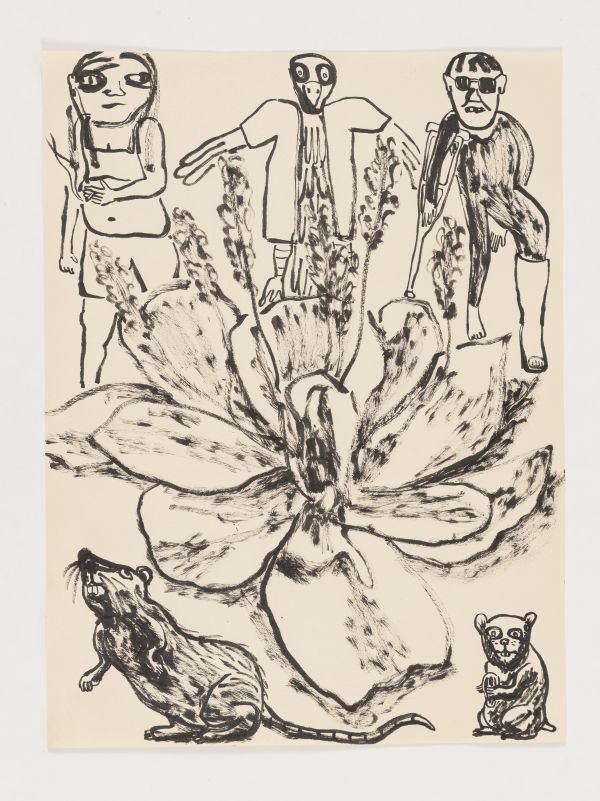 "Crabgrass Creatures" Postcard 4x6