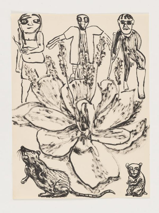 "Crabgrass Creatures" Postcard 4x6