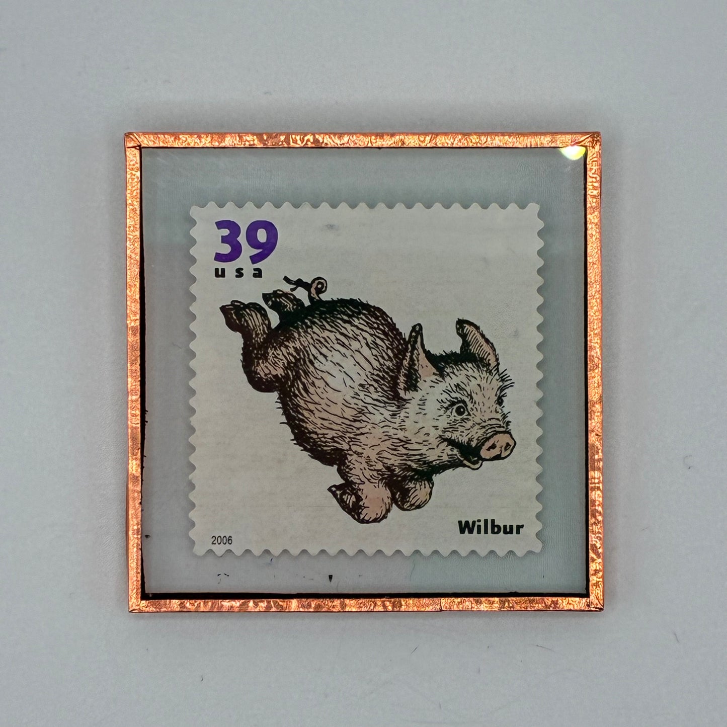 Wilbur Stamp Magnet