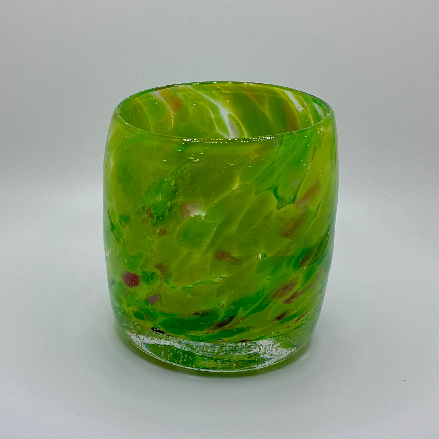 Green Glass Votive