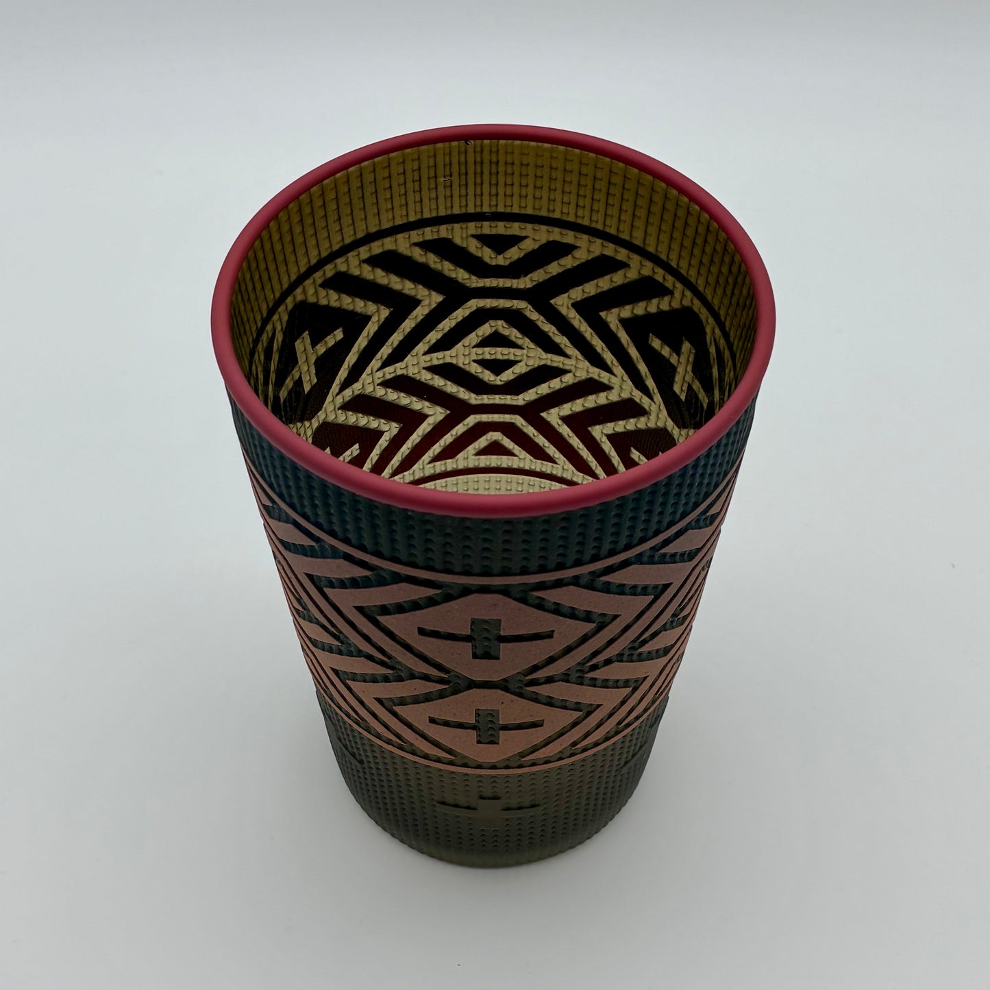 Cedar/Brick Tlingit Basket