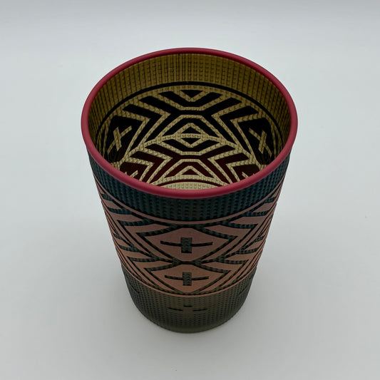 Cedar/Brick Tlingit Basket