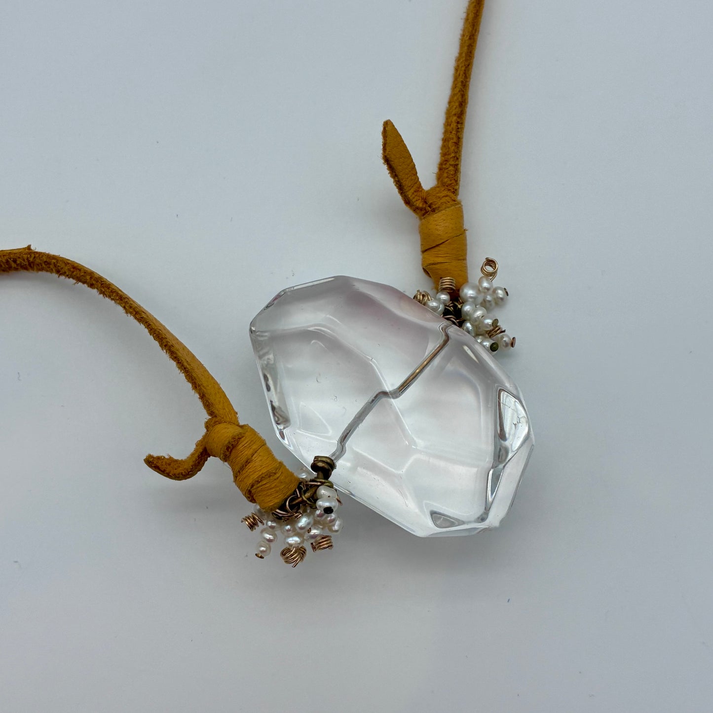 Smooth Quartz Crystal Pendant