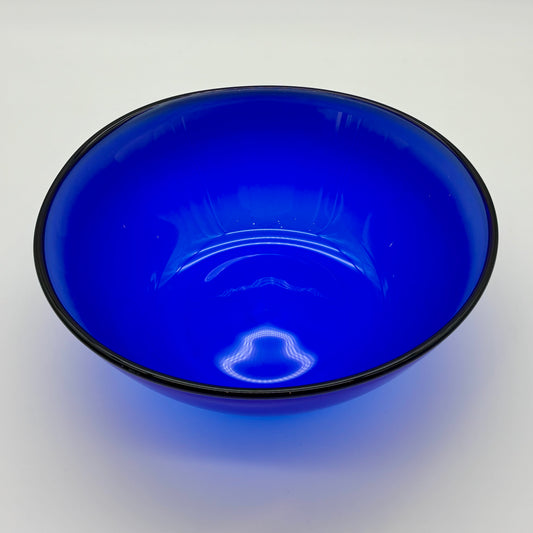 Baso Glass Bowl (medium) - Cobalt Blue