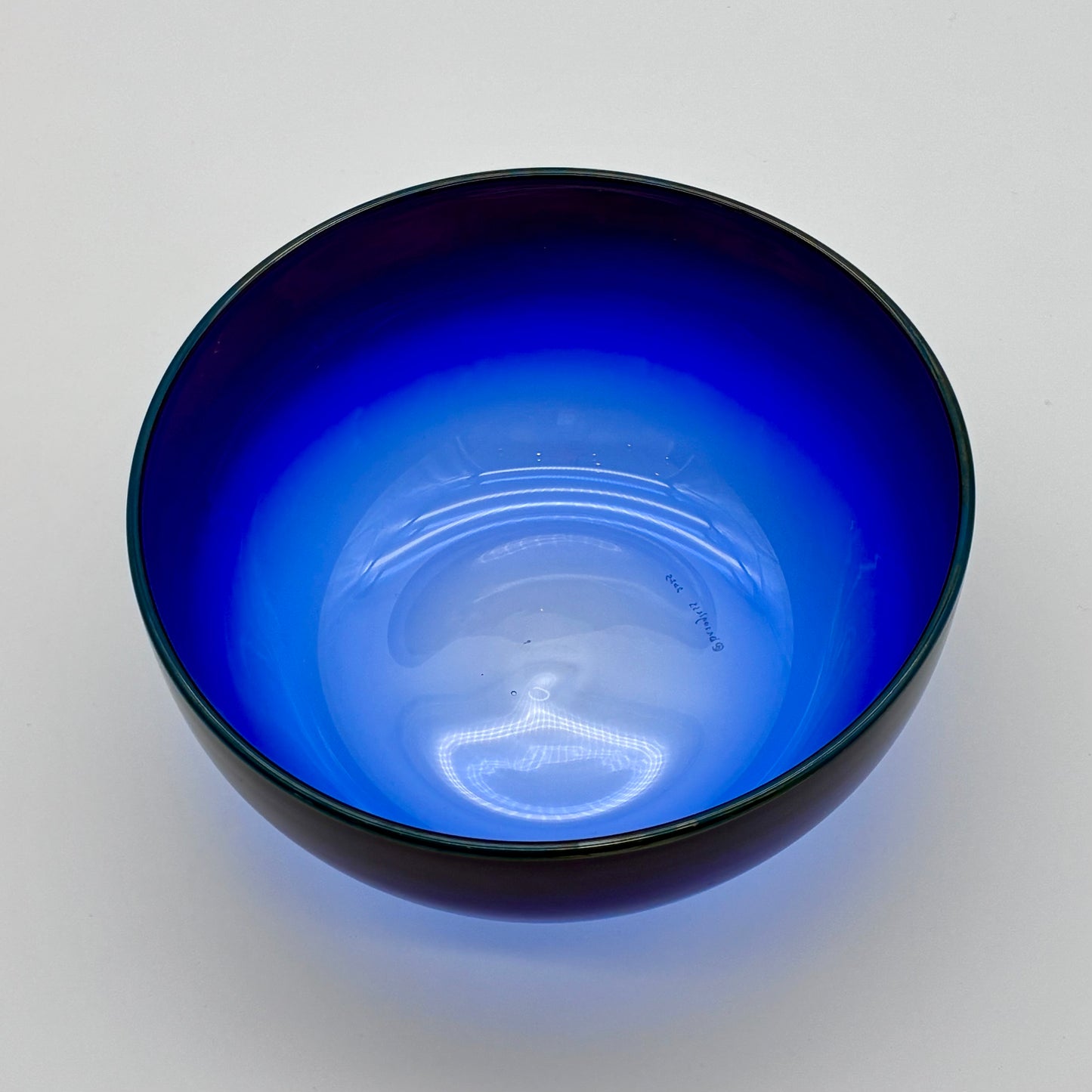 Baso Glass Bowl Small - Cobalt Blue