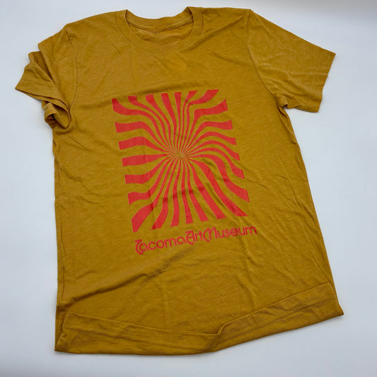 TAM 90th Anniversary Archival Logo Tee - Goldenrod/Orange