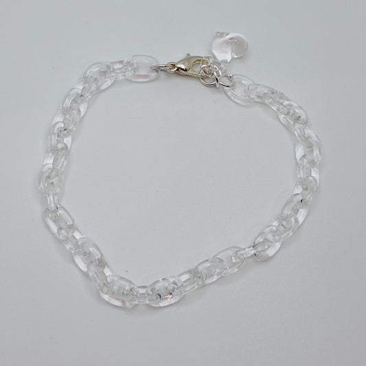 Micro Chain Bracelet - Clear