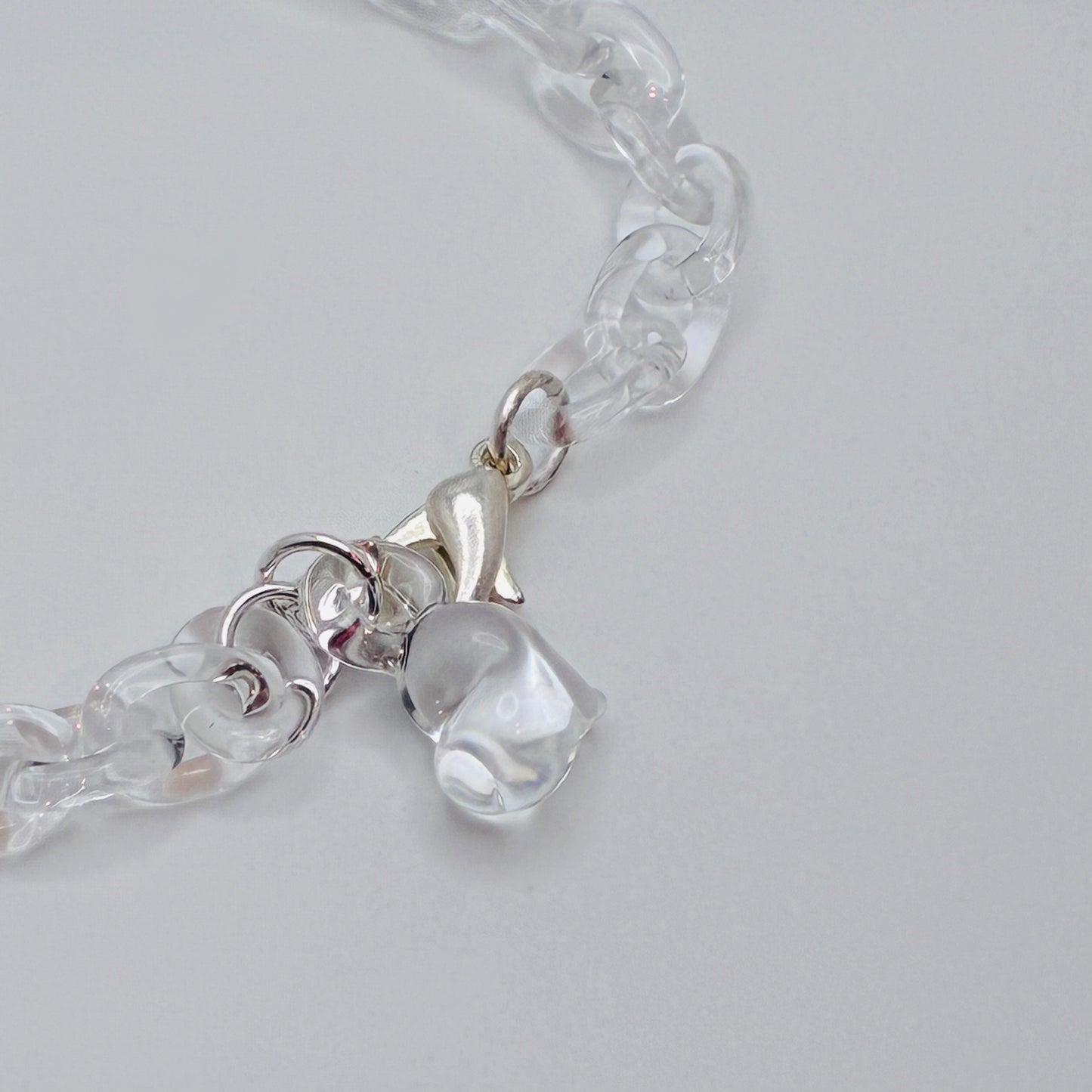 Micro Chain Bracelet - Clear