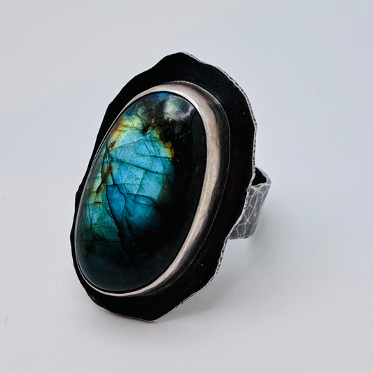 Labradorite Ring (Size 7.5)