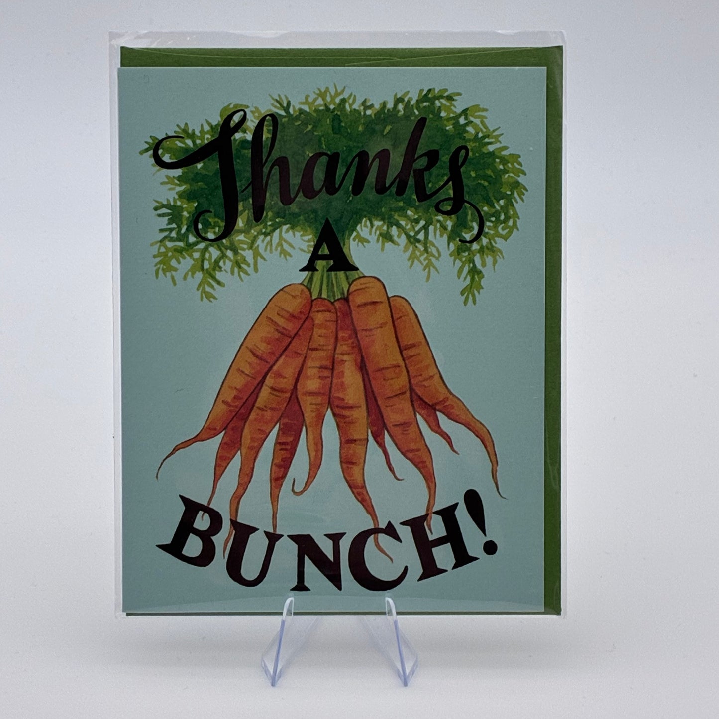 Carrots Thank You Card