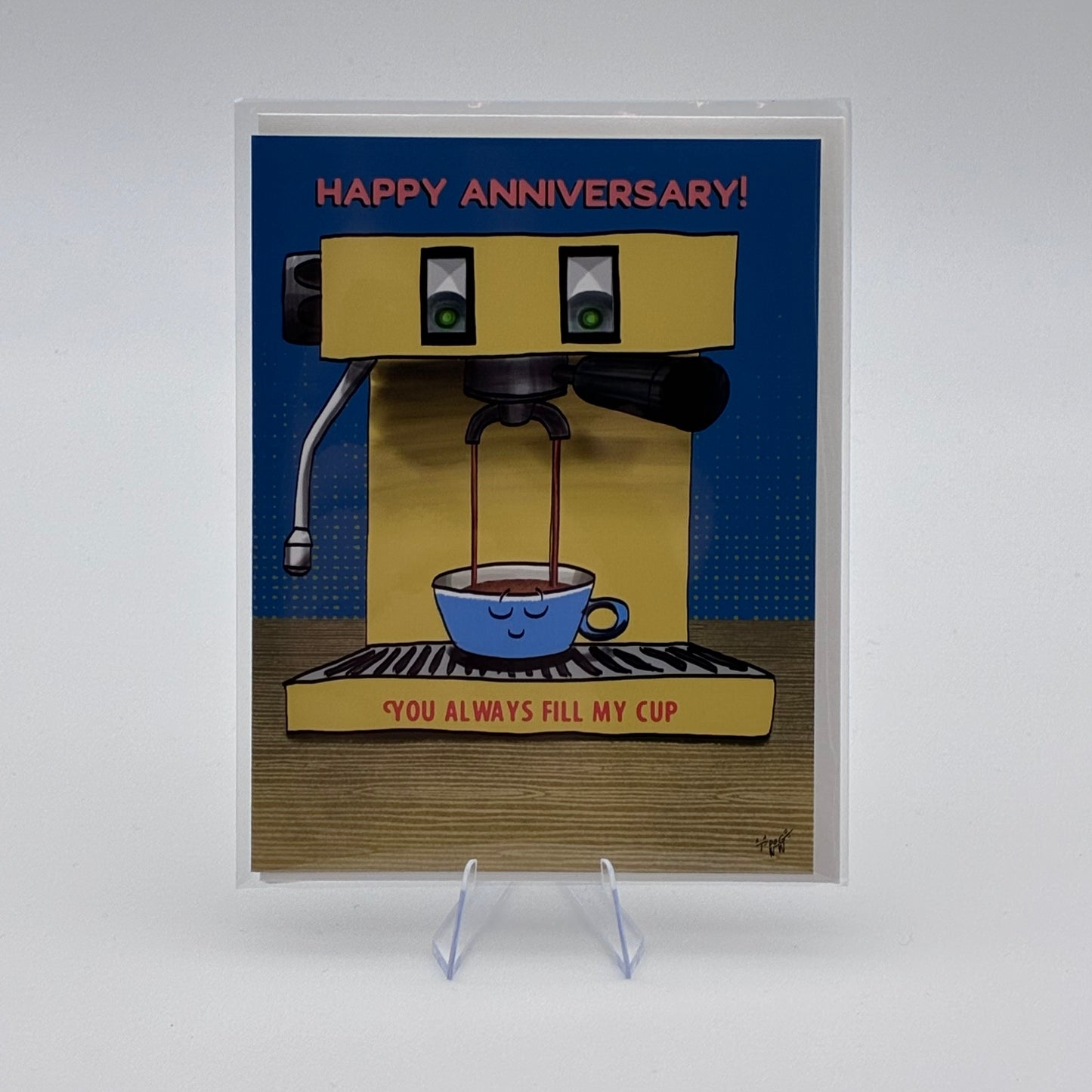 Coffee Lover's "Happy Anniversary!" Card