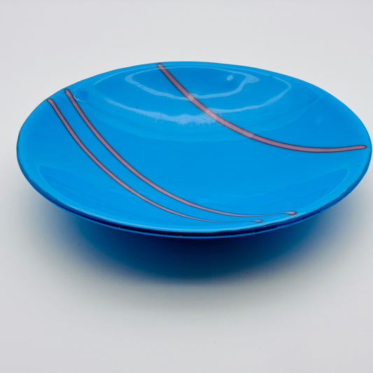 1 - Blue Fused Platter