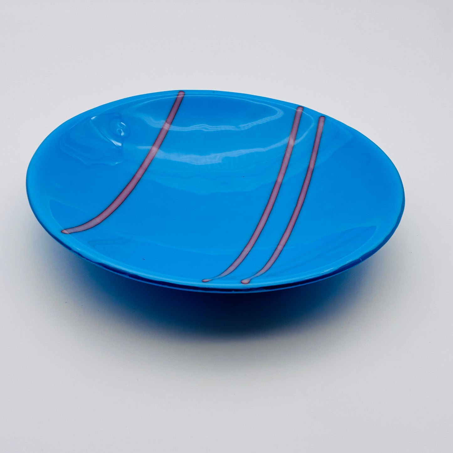 1 - Blue Fused Platter