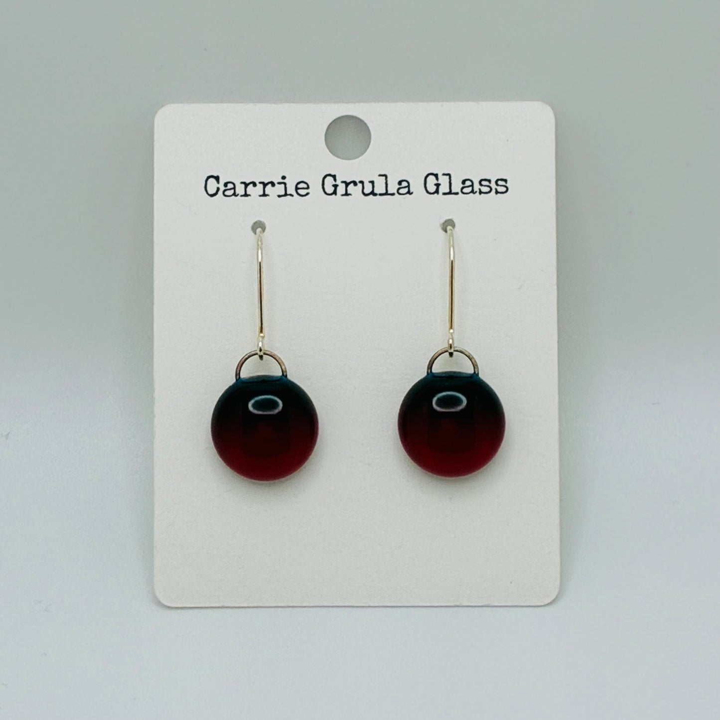 Red Gem Earrings