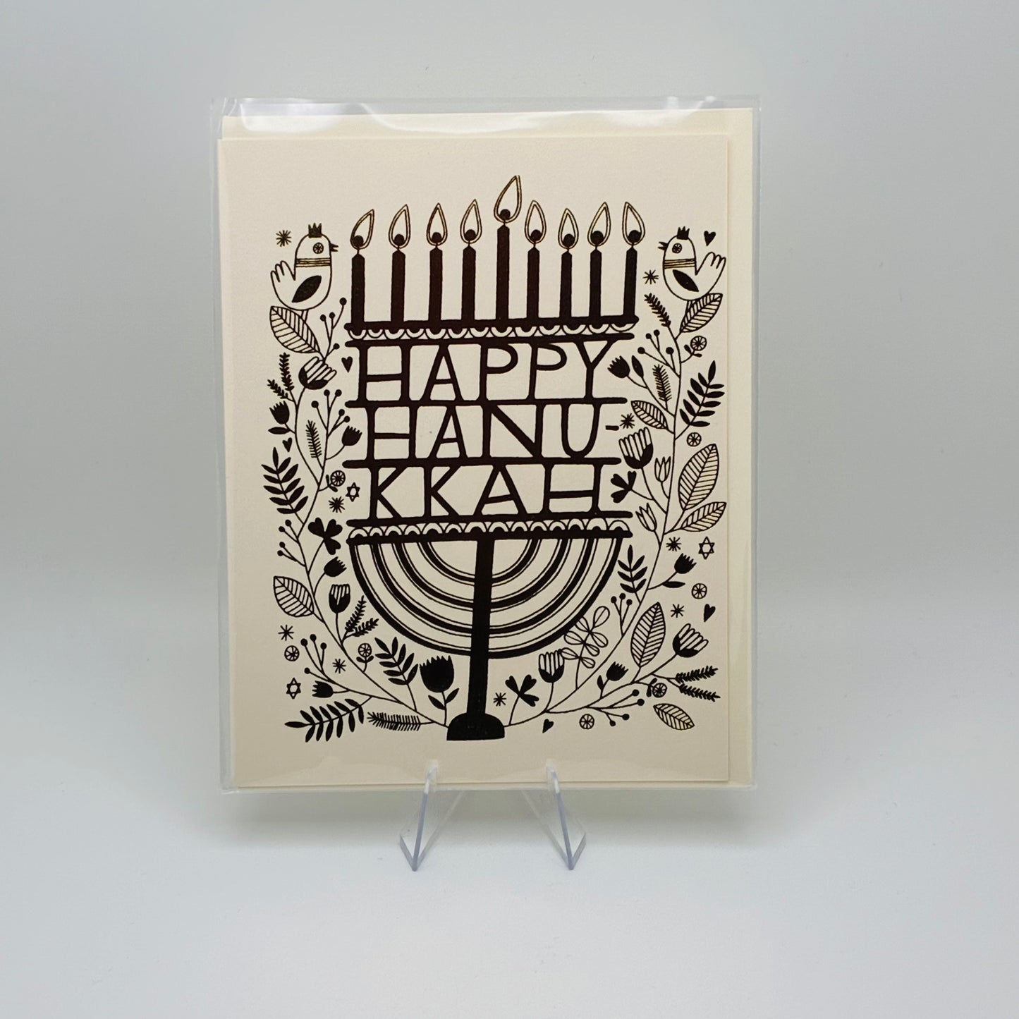 "Happy Hanukkah" Card