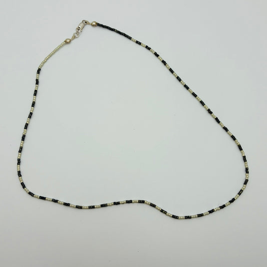 Patterned Seed Necklace