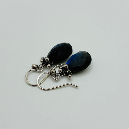 "Swarm" - Labradorite Earrings