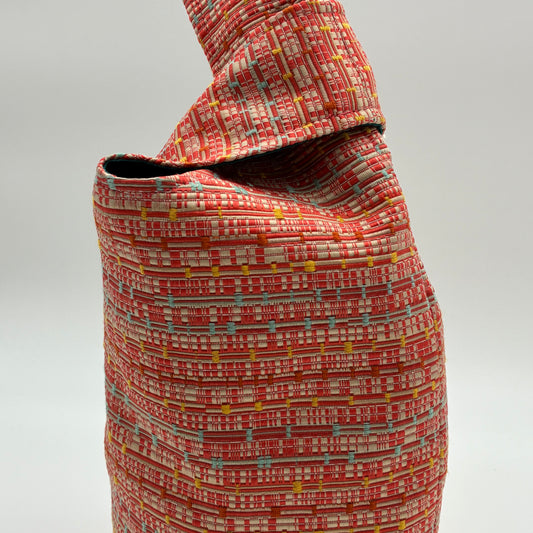 Knot Bag - Coral Suiting