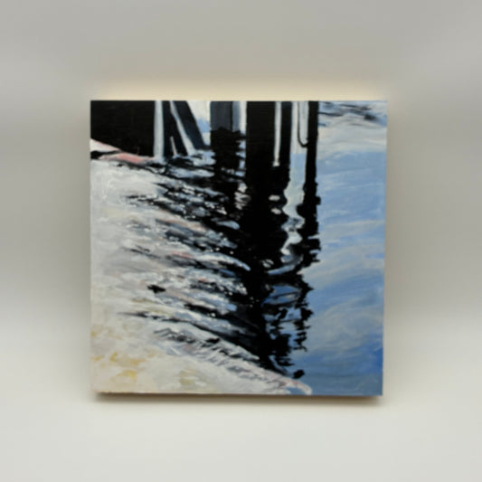 "Leaving the Dock" Painting by Judith Perry