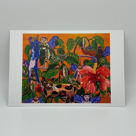 "Butterfly Village II" Postcard 4x6