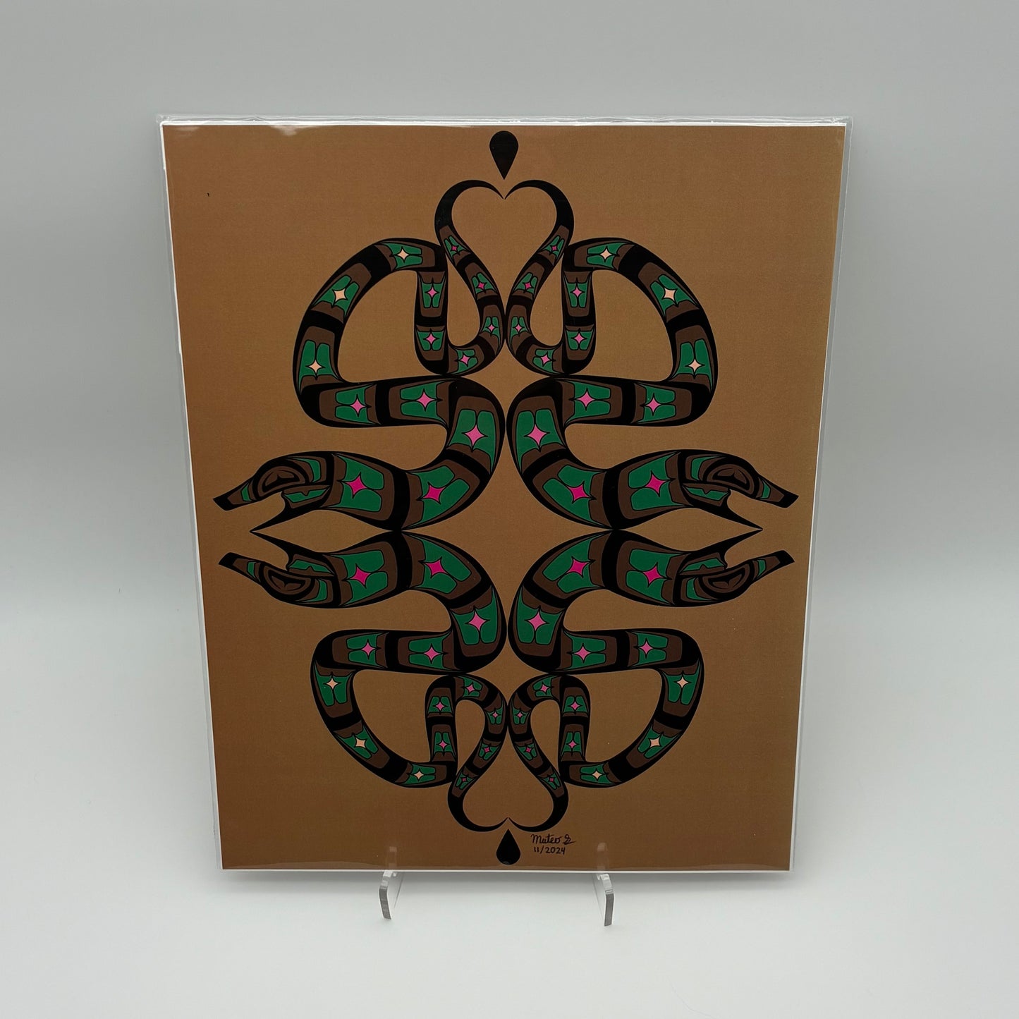 Beauty Snakes - 11" x 14" print