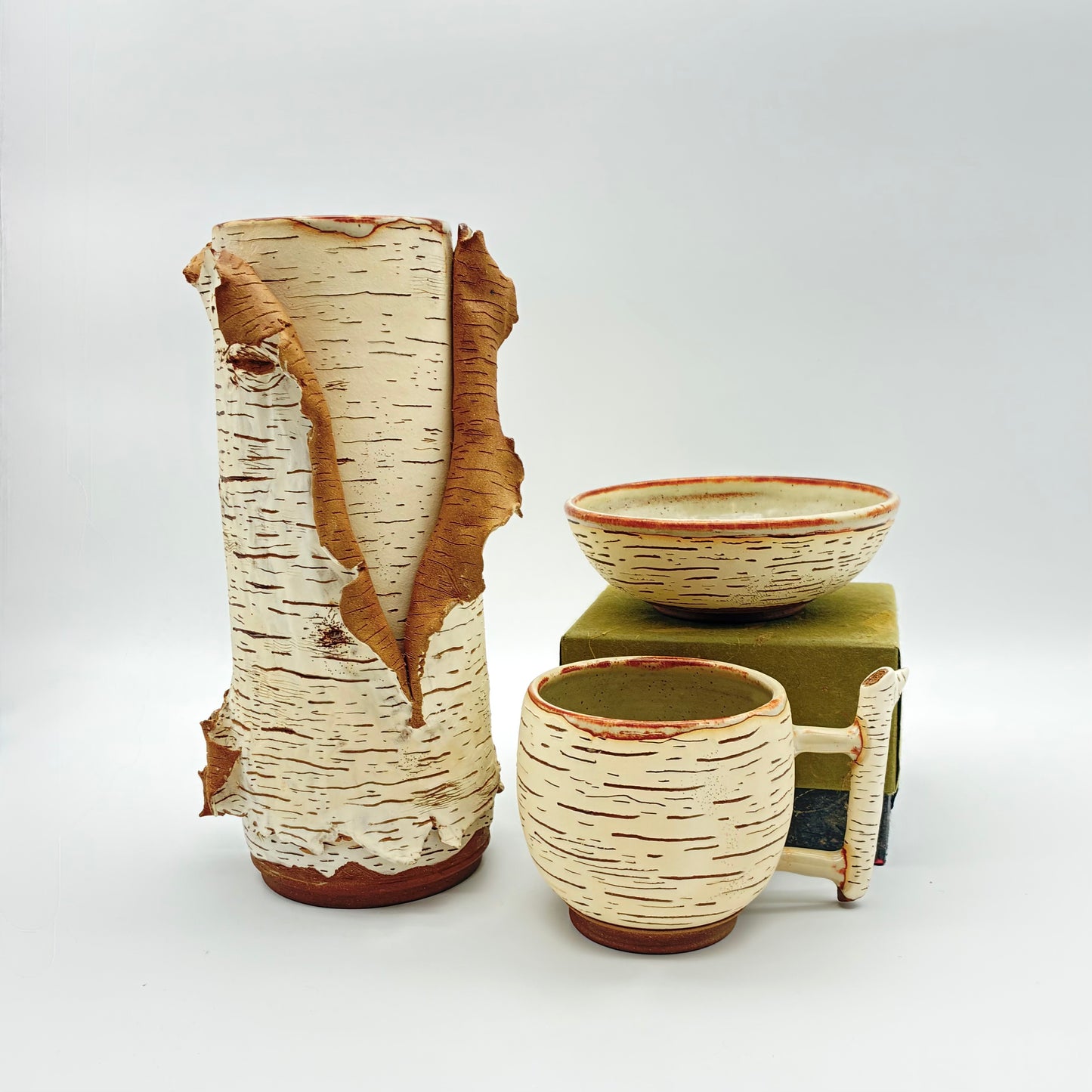 Ceramic Birch Bowl
