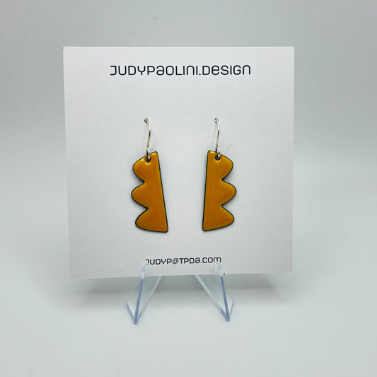 Bright Enamel Earrings