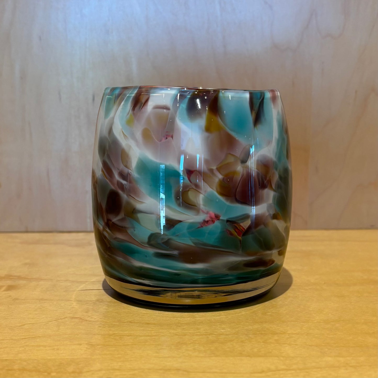 Blue/Purple Glass Votive
