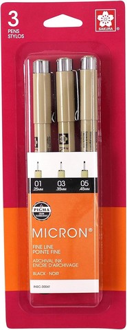 Sakura Pigma Micron Pen Sets - 3