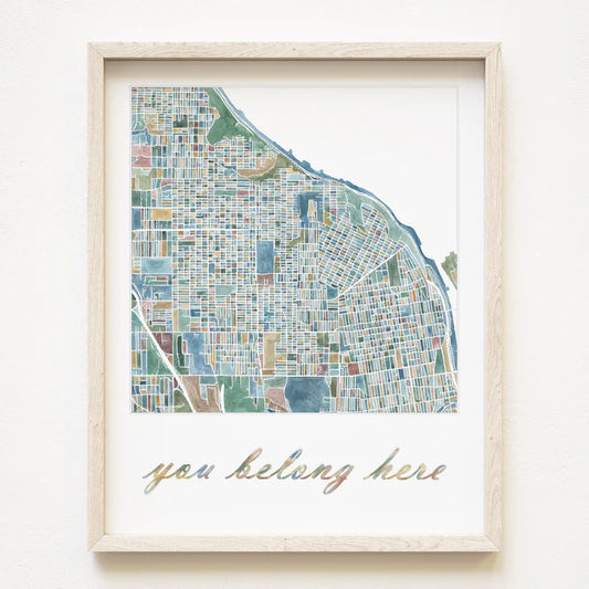 Tacoma in Spring - You Belong Here Print 8x10