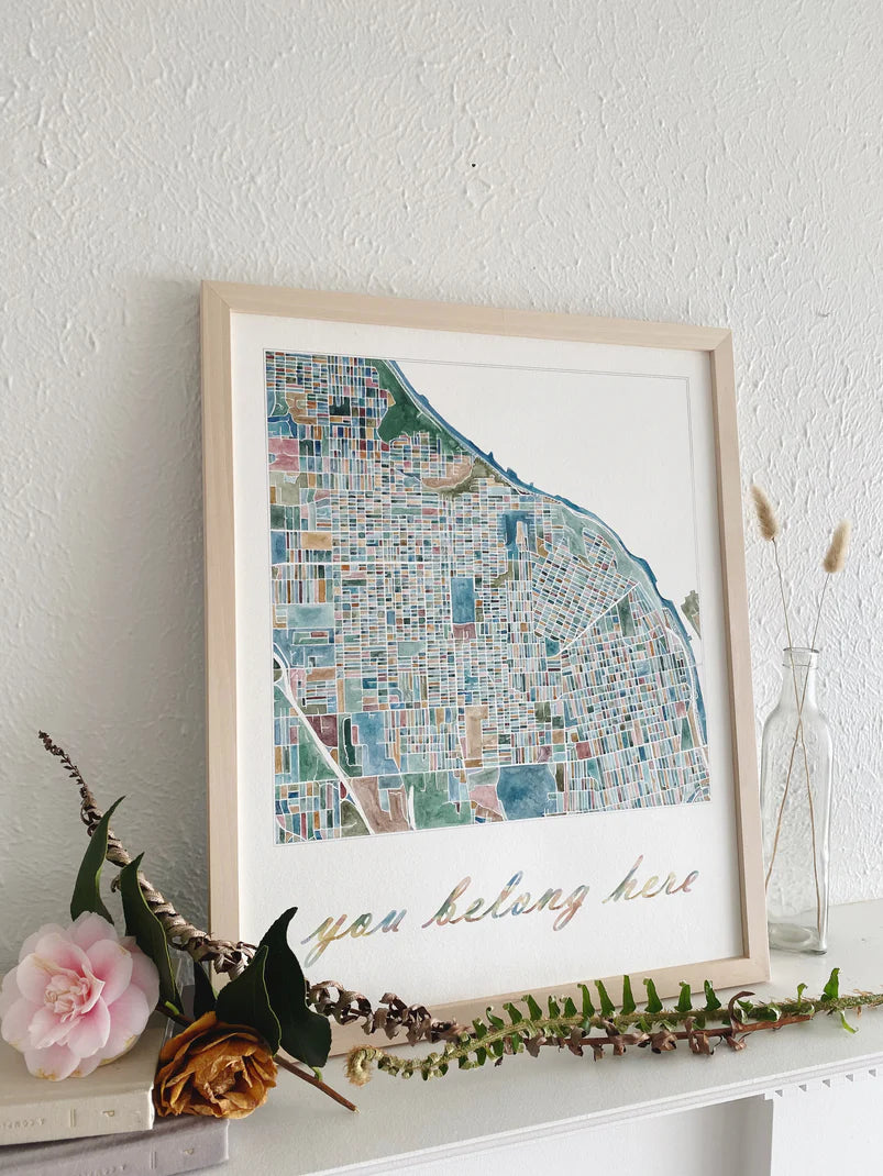 Tacoma in Spring/You Belong Here Orginal 16x20