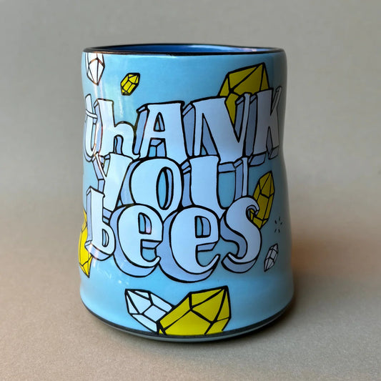 Bees, Thank You Cup-XL