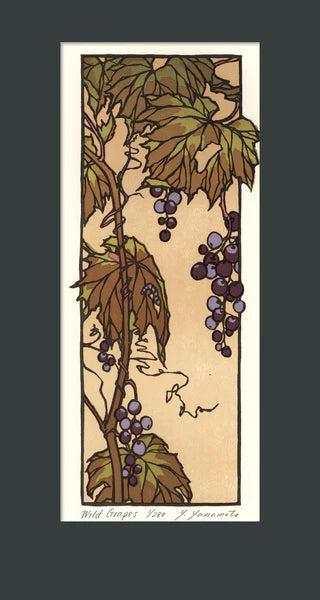 Wild Grapes - Matted + Framed