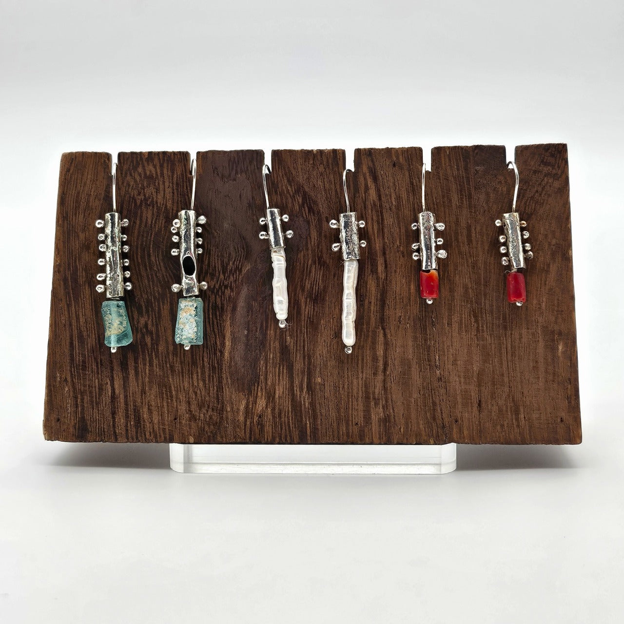 Natural Coral Earrings