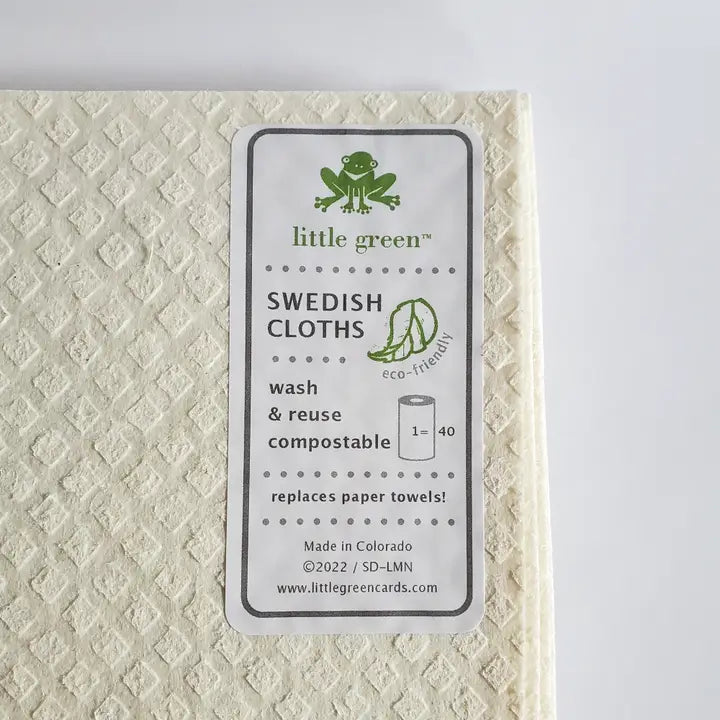 Eco-Friendly Towel, Strawberry Design Swedish Dishcloth