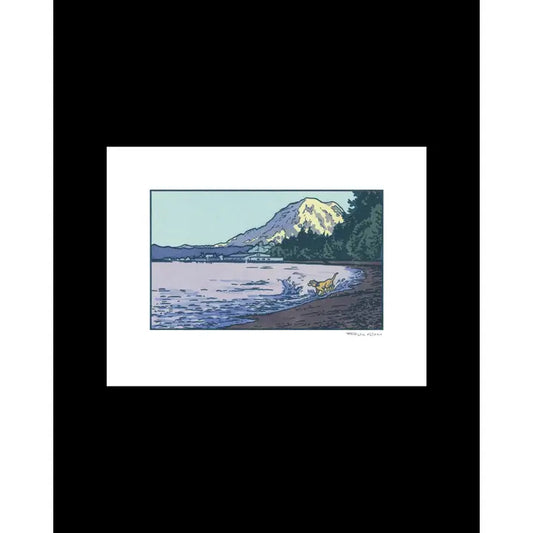 Owen Beach giclée print 9x12